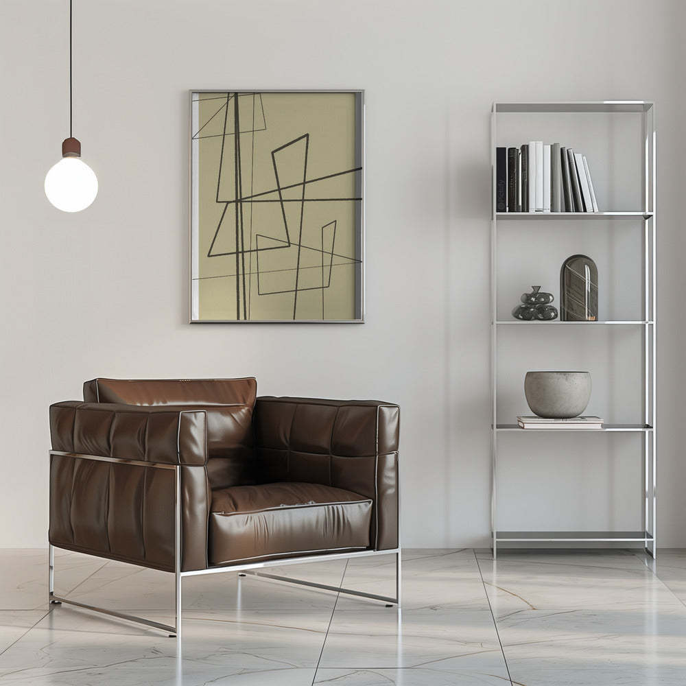Angular Lines no 8 Poster